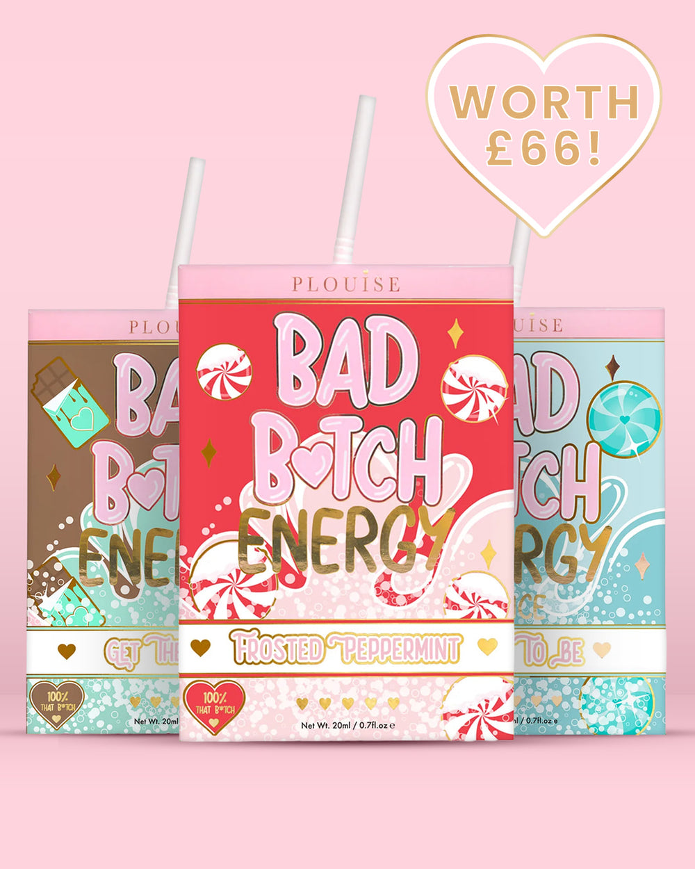 Trio pour les lèvres énergétiques Bad Bitch