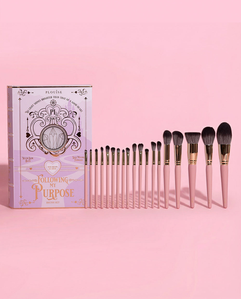 Ensemble de pinceaux de maquillage 20 pièces Follow My Purpose