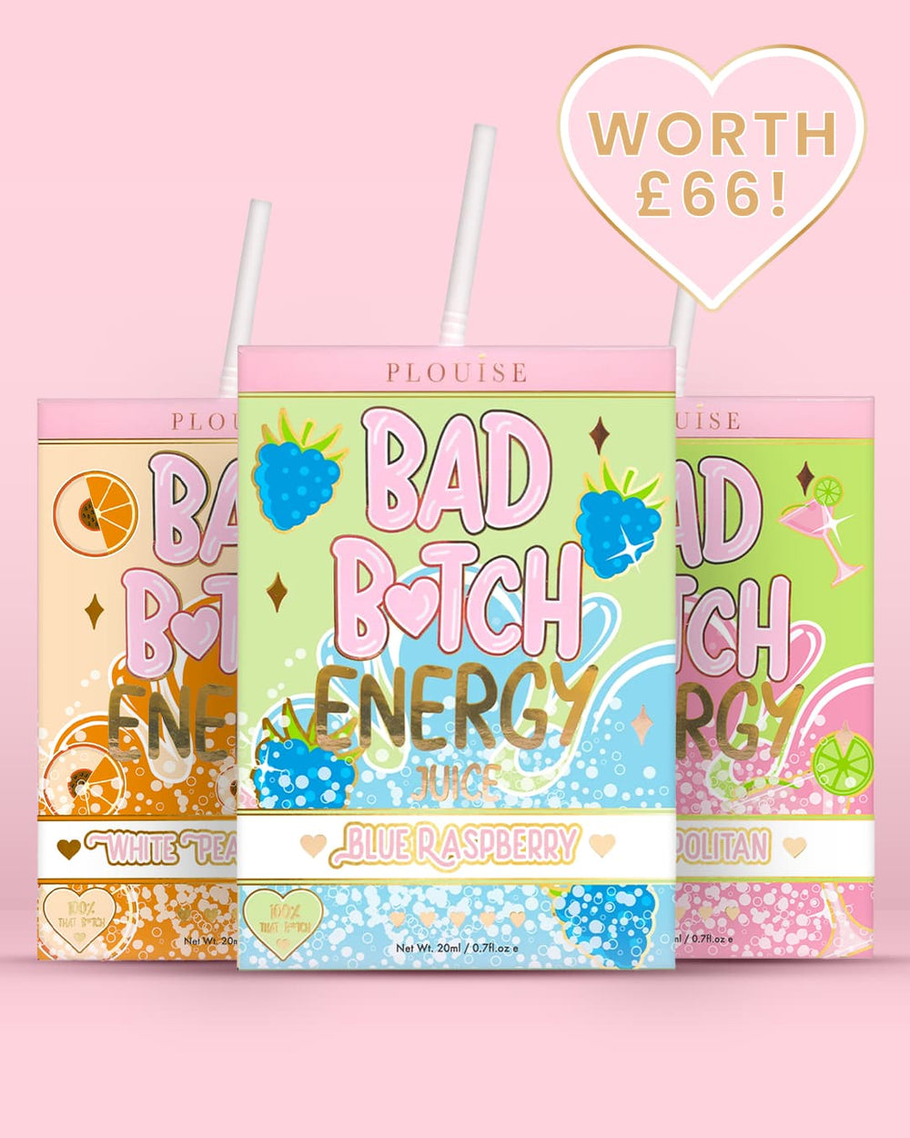 Trio pour les lèvres énergétiques Bad Bitch
