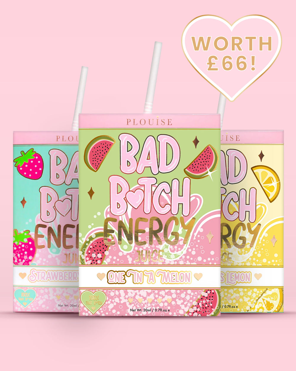 Trio pour les lèvres énergétiques Bad Bitch
