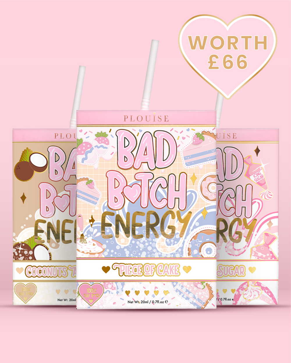 Trio pour les lèvres énergétiques Bad Bitch