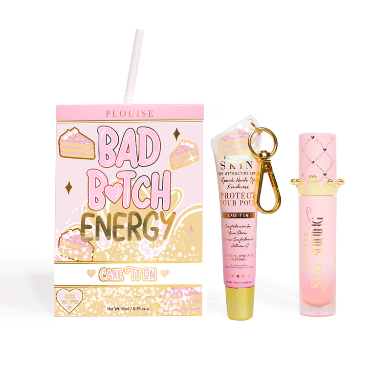 Duo revitalisant et huile pour les lèvres Bad Bitch Energy - Fraise