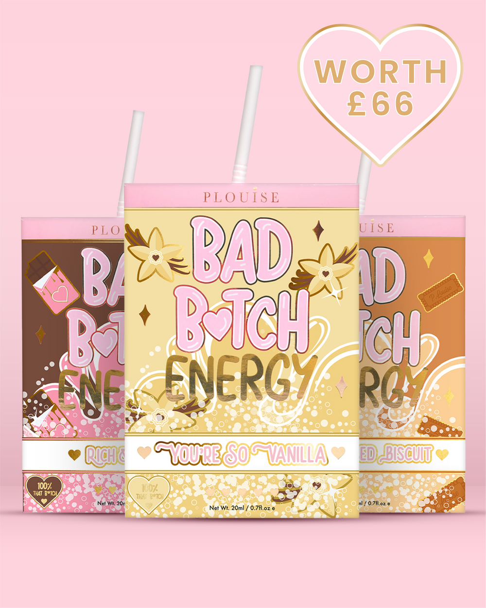 Trio pour les lèvres énergétiques Bad Bitch