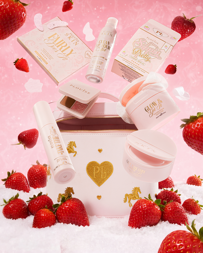 Flocon de neige aux fraises
