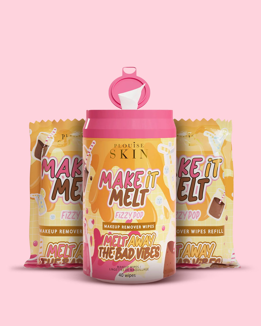 Lot de lingettes démaquillantes Make It Melt