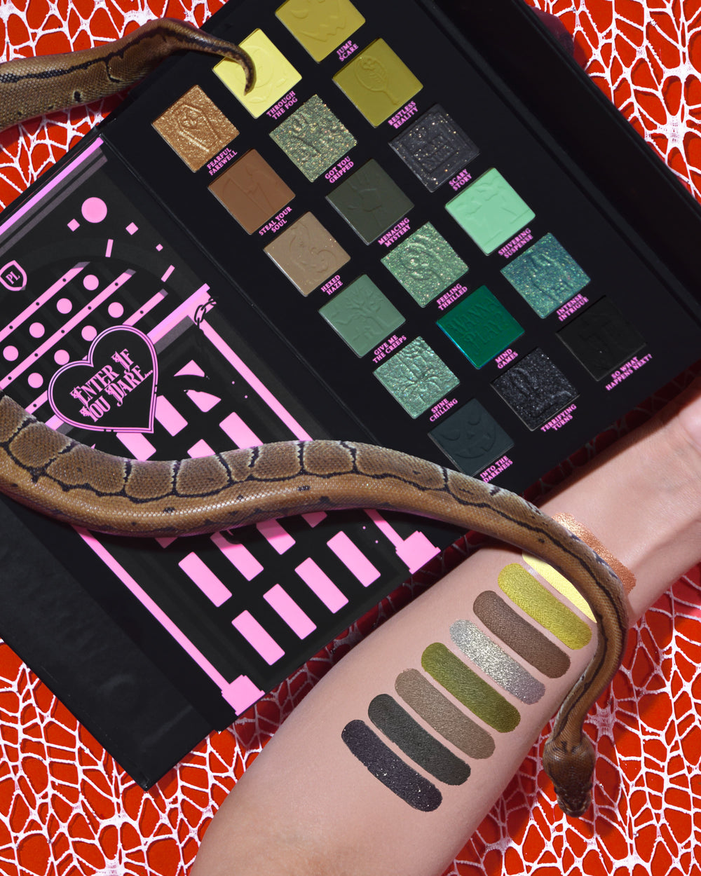 Palette d'Halloween de fin de conte effrayant
