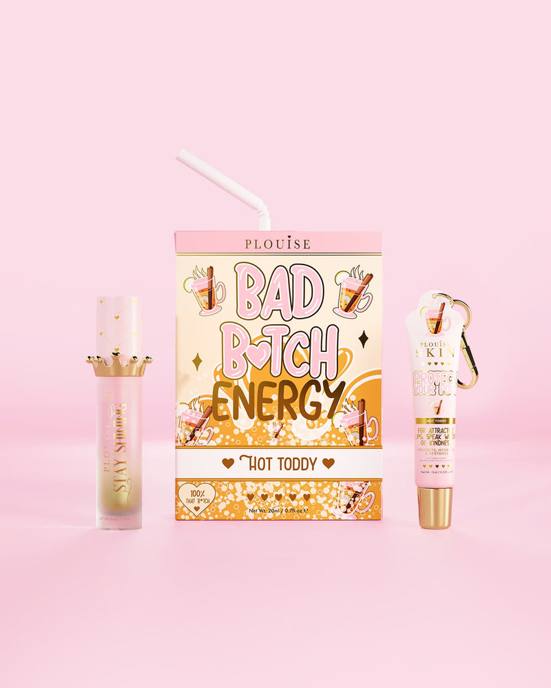 Duo revitalisant et huile pour les lèvres Bad Bitch Energy - Fraise