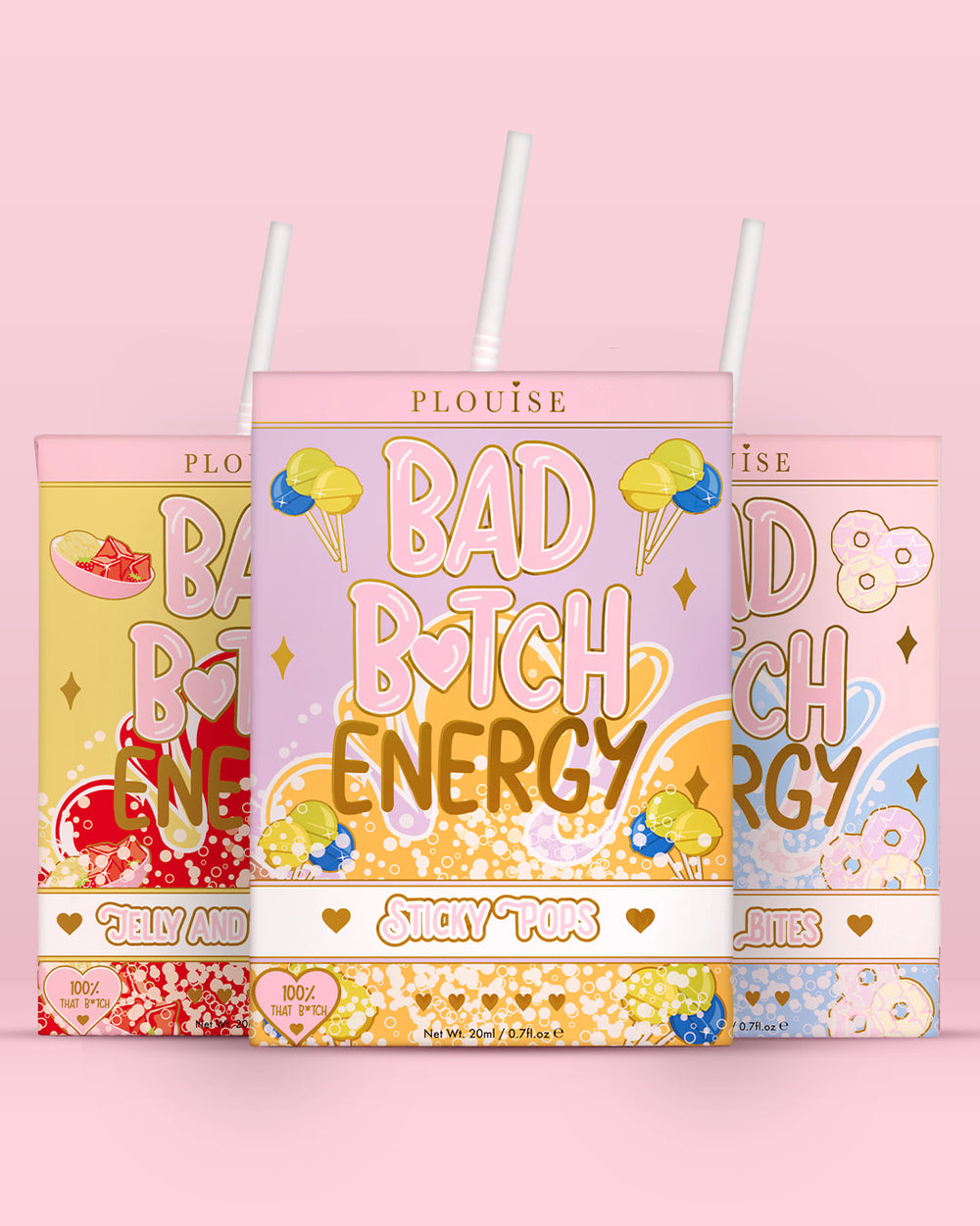 Trio pour les lèvres énergétiques Bad Bitch