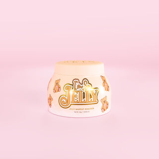 Pot de P.Louise Coconut Cake I'm So Jelly jelly démaquillant sur fond rose
