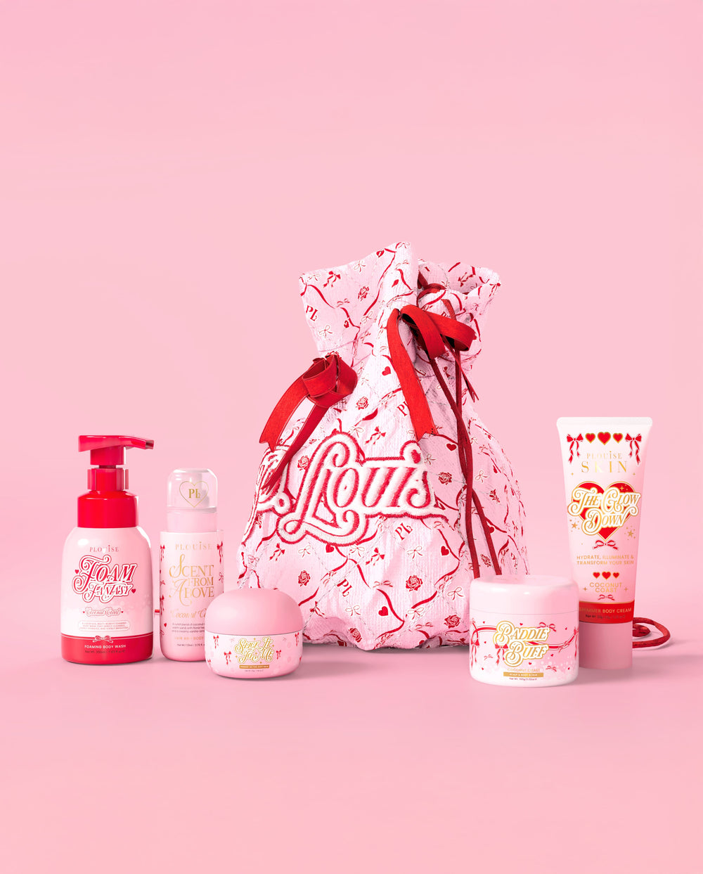 Trousse de soin du corps Satin Glow Bow