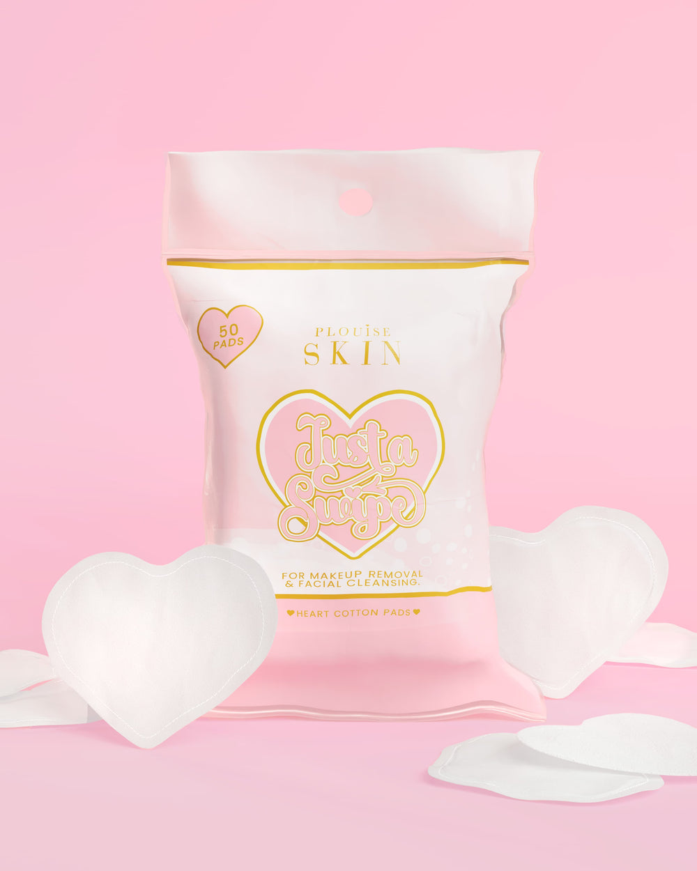 Tampons de coton en forme de cœur Just A Swipe