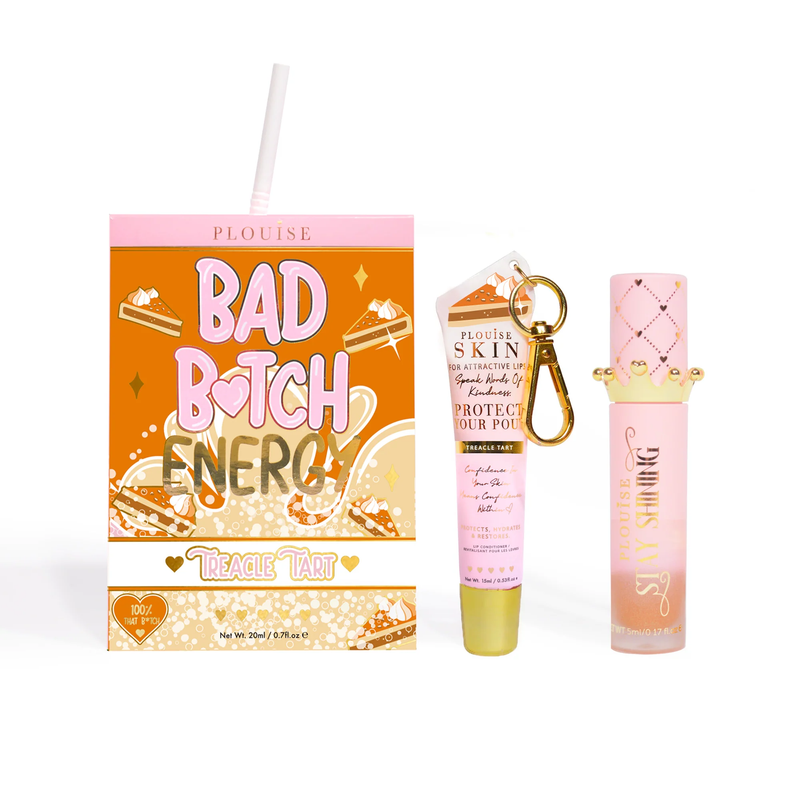 Duo revitalisant et huile pour les lèvres Bad Bitch Energy - Fraise