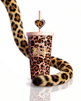 Cheetah Spotted Sirotant un gobelet en acier inoxydable de 600 ml