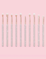 Ensemble de pinceaux de maquillage Crystal, 20 pièces
