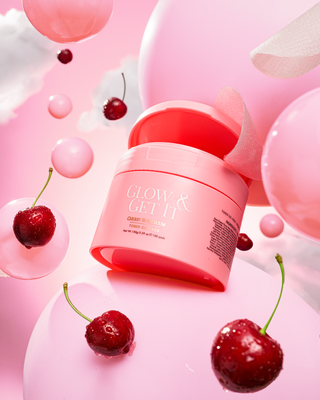 P.Louise Glow And Get It Tampons de gel tonique - Cherry Bubblegum