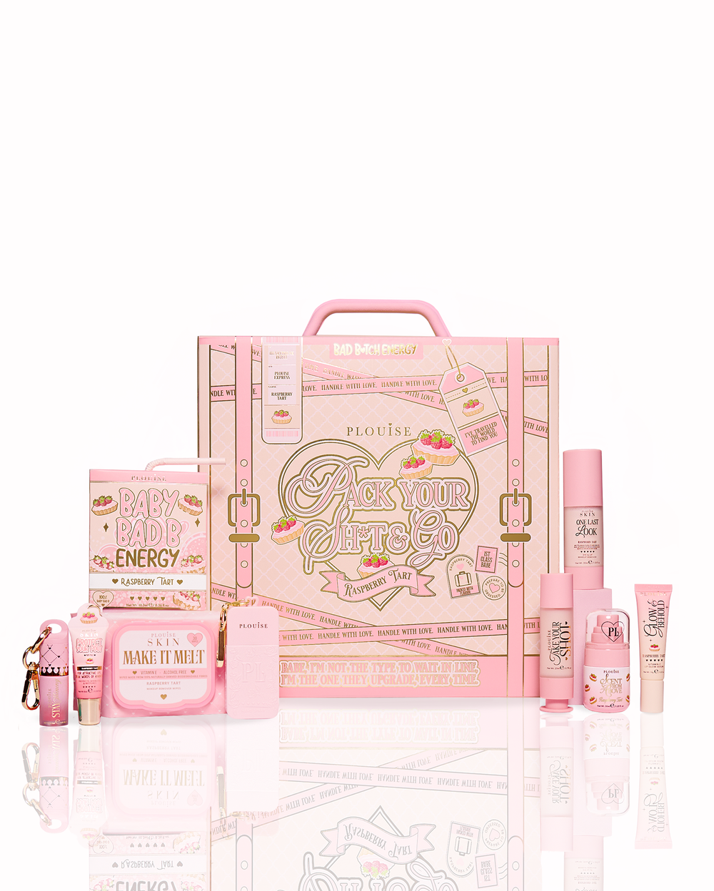 L'été servi sucré - Pack Your Shit & Go Raspberry Tart Valise Bundle