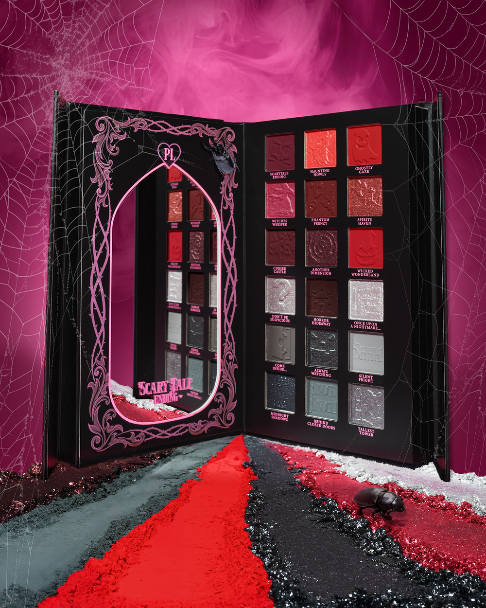 Palette d'Halloween de fin de conte effrayant