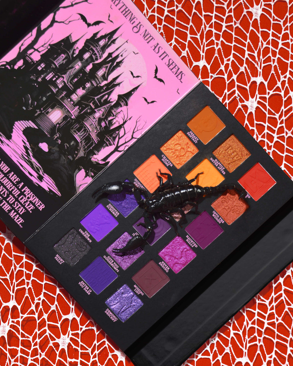 Palette d'Halloween de fin de conte effrayant