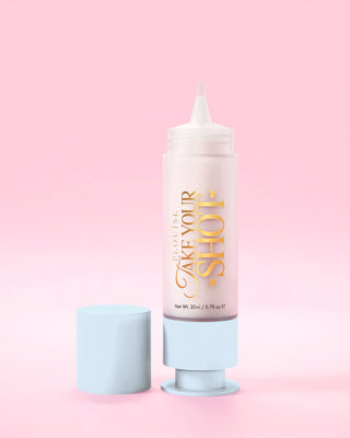 Bottle of P.Louise Take Your Shot blue raspberry face serum