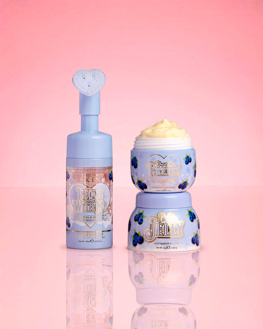 P.Louise Bluebeerry Obsessed For Less Cleanse & Moisturise Set