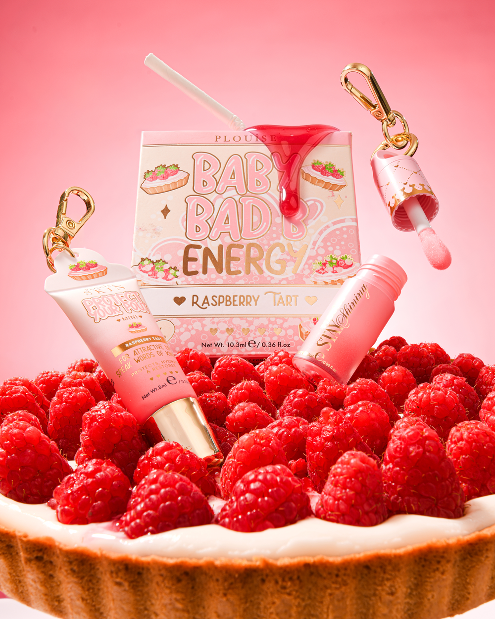 L'été servi sucré - Pack Your Shit & Go Raspberry Tart Valise Bundle