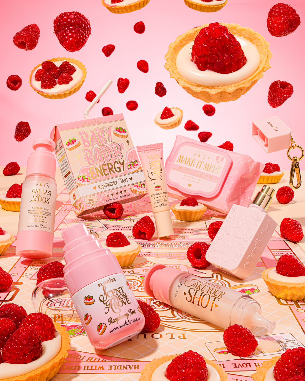 L'été servi sucré - Pack Your Shit & Go Raspberry Tart Valise Bundle