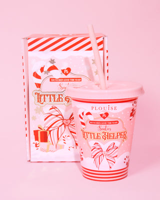 P.Louise Baby Its Cold Outside And Santas Little Helper Sippy Cups