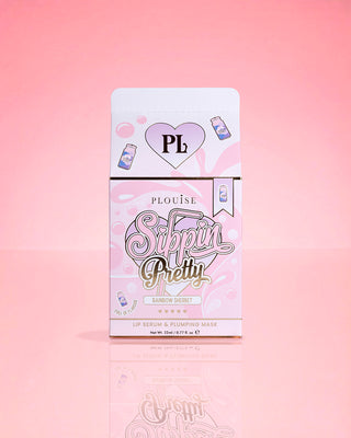 P.Louise Sippin Pretty Peptide Lip Serum & Treatment Duo Rainbow Sherbet Packaging