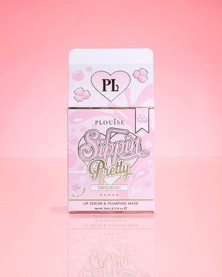 P.Louise Sippin Pretty Peptide Lip Serum & Treatment Duo Turkish Delight Packaging