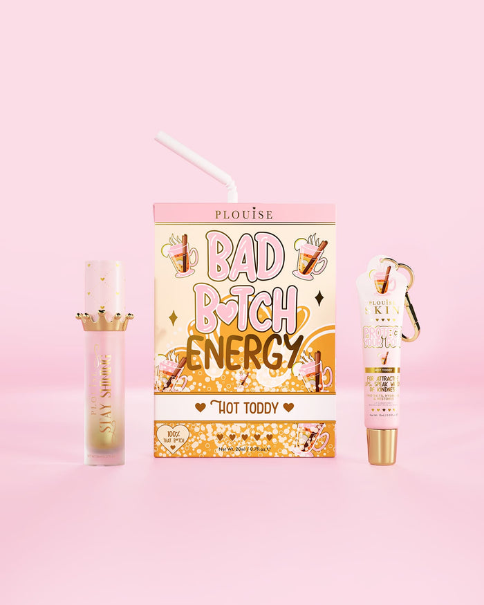 Duo revitalisant et huile pour les lèvres Bad Bitch Energy - Fraise