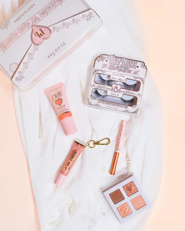 Ensemble de maquillage de mariée cordialement invité