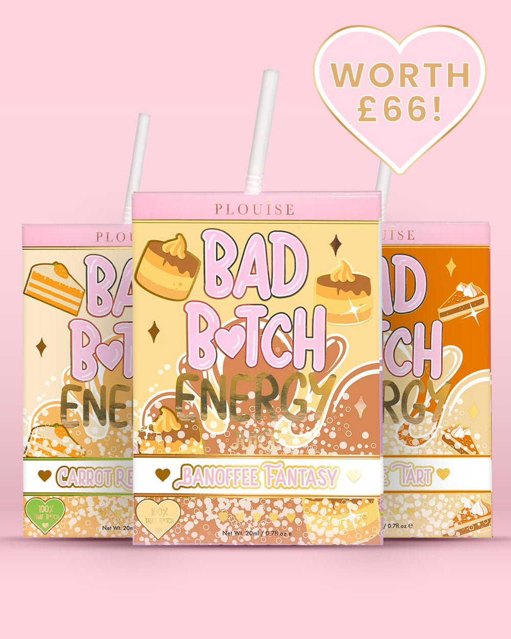 Trio pour les lèvres énergétiques Bad Bitch