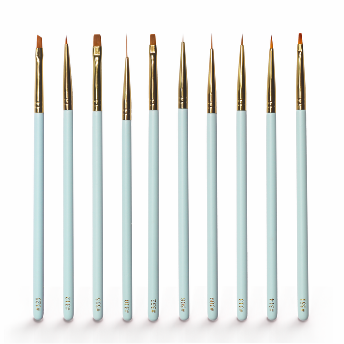 Detail In The Deal 10-Piece Blue Eye Detailing Brush Set